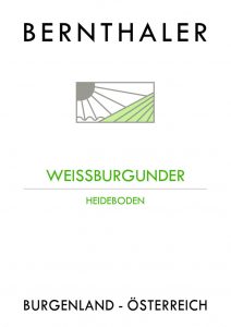 Bernthaler Bio Wein -Weißburgunder Heideboden